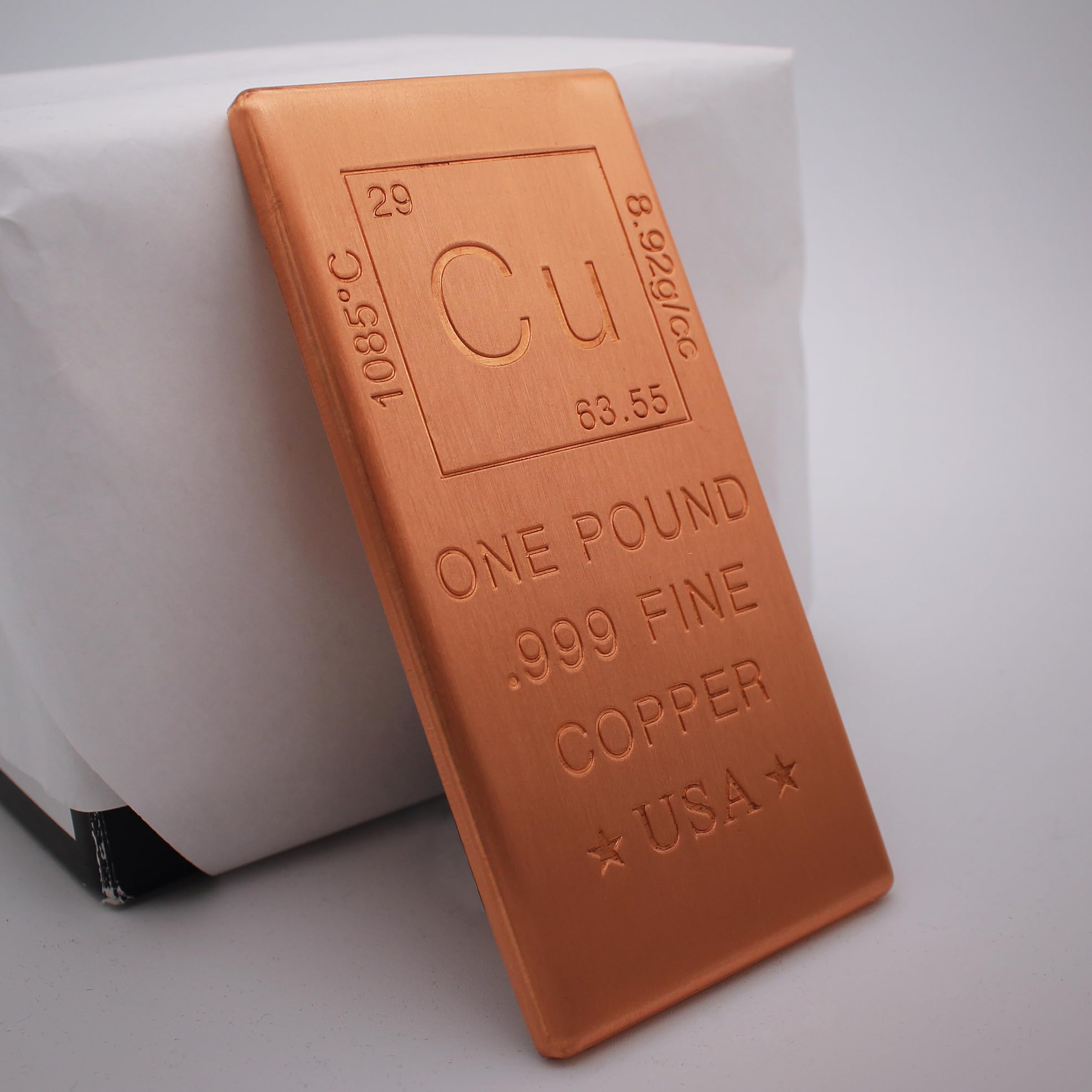 Amazon.com: 1 lb Copper Bar (Flat Style) .999 Pure Bullion with